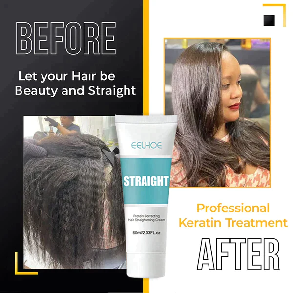 Eelhoe straight Kopie der Keratin Correcting Hair Straightening Cream - Image 2