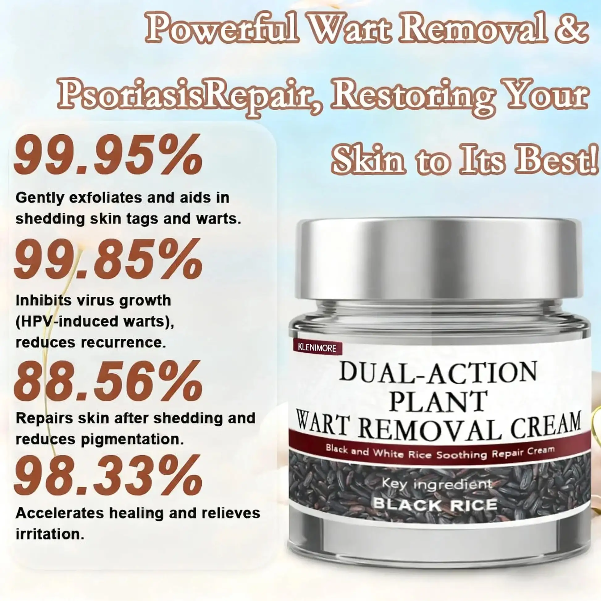 🔥First 100 :2nd ltem 60% Off🔥 Black Rice Soothing Repair Cream - Image 3