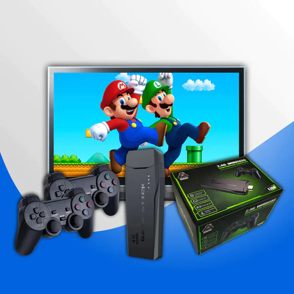 Gamestick Retro 4K mit 2 Wireless Controllern 10.000 Spiele - Image 2