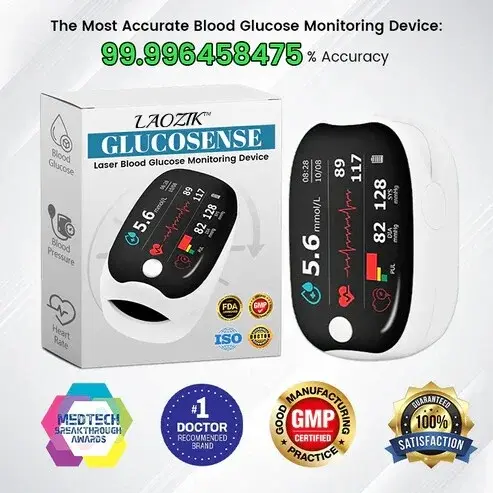 GlucoSense Laser Blood Glucose Monitoring Device - Image 2