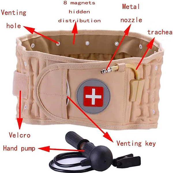Spinal Decompression Air Traction Belt Waist Brace - Image 6