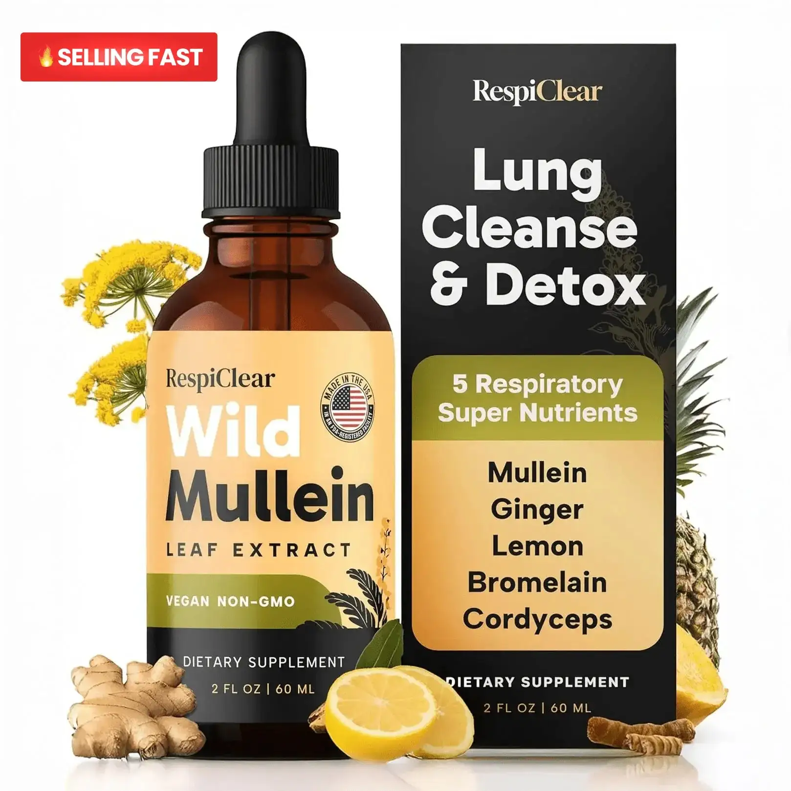 MULLEIN DROPS FOR SMOKERS