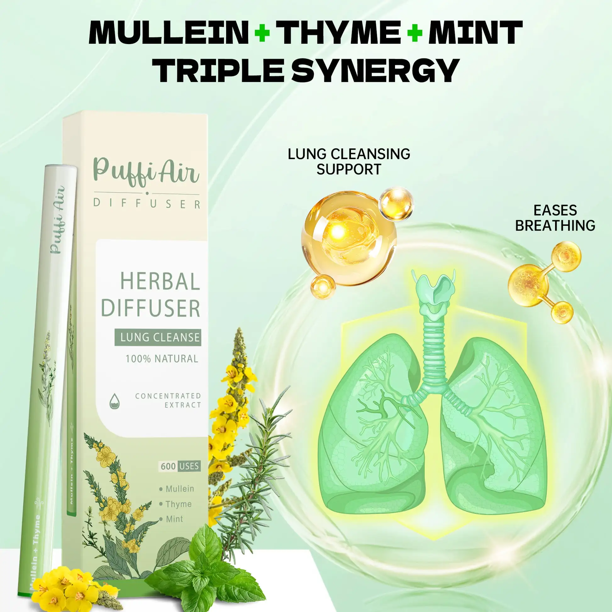 Mullein Diffuser & Nasal Inhaler Set - Image 12
