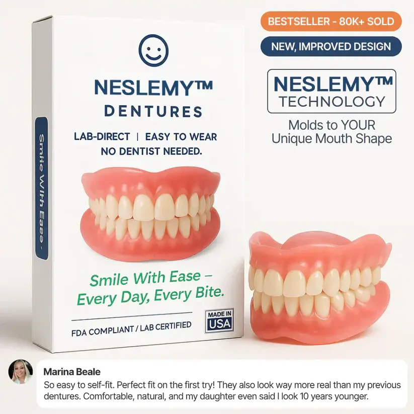 Custom-Fit Functional Dentures - Perfectly Fitted in Minutes at Home
