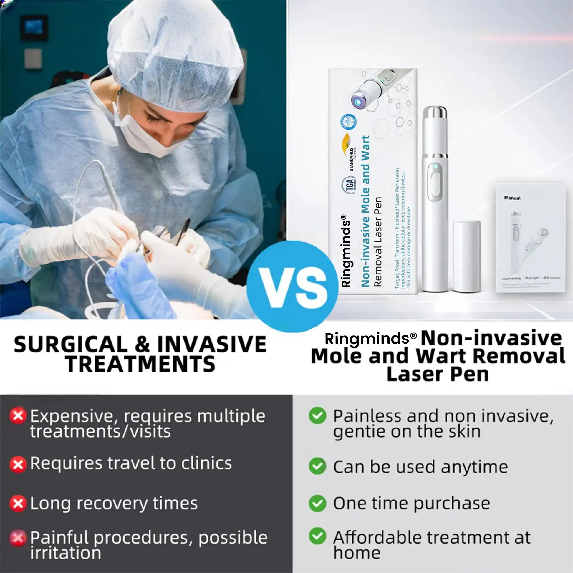 Non-invasive Mole & Wart Removal Laser Pen - Image 8
