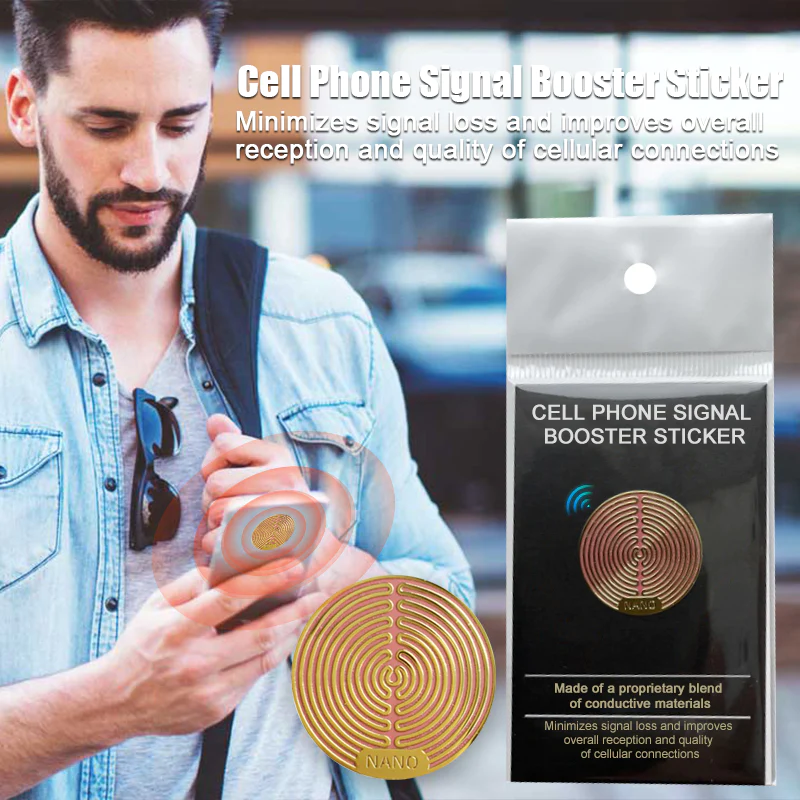 Cell Phone Signal Booster Sticker - Image 2