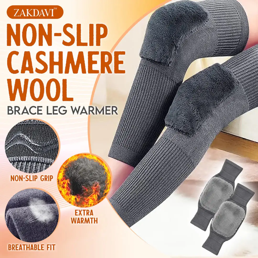 Non-Slip Cashmere Wool Brace Leg Warmer - Image 6