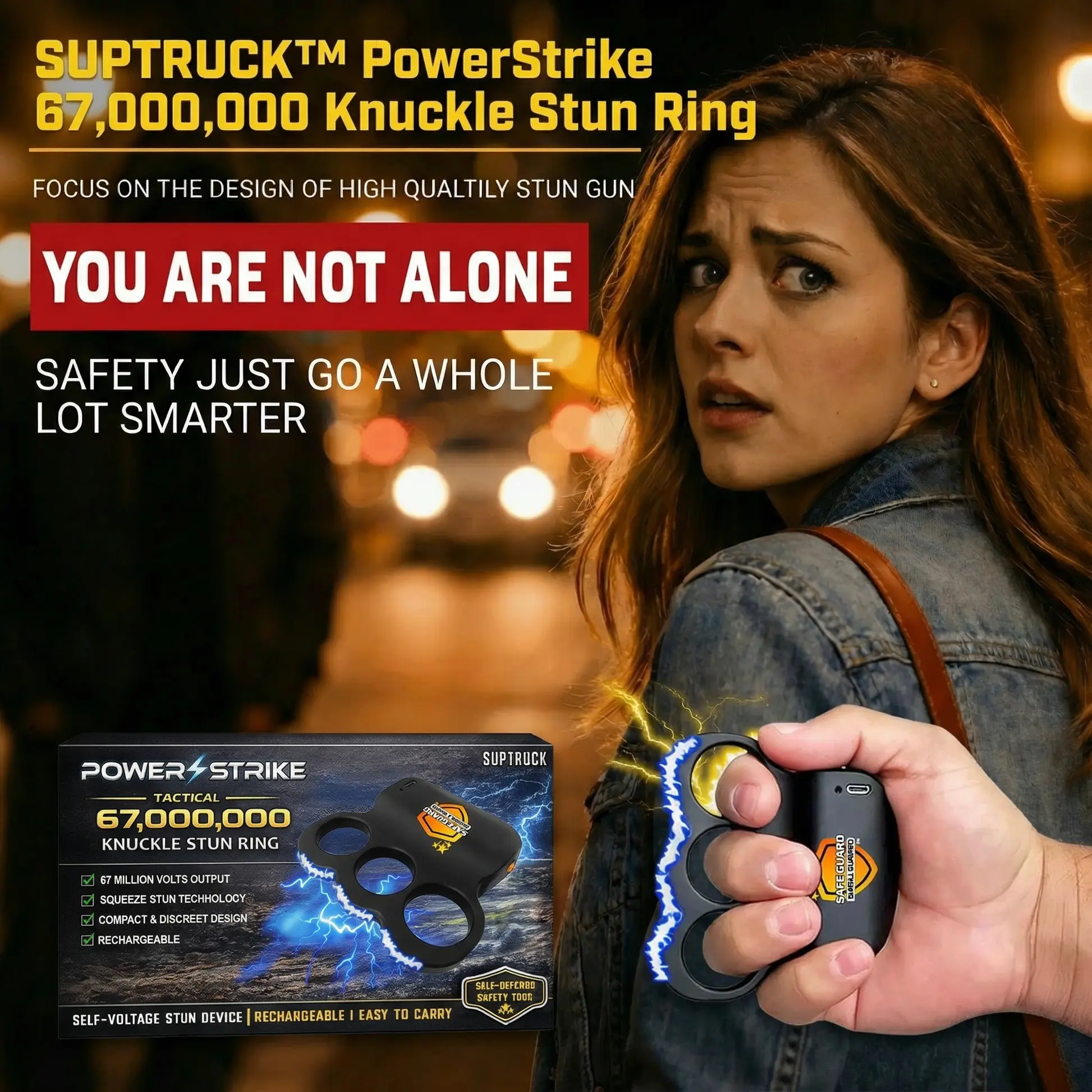 POWERSTRIKE Extreme 67,000,000 Knuckle Stun Ring - Image 2