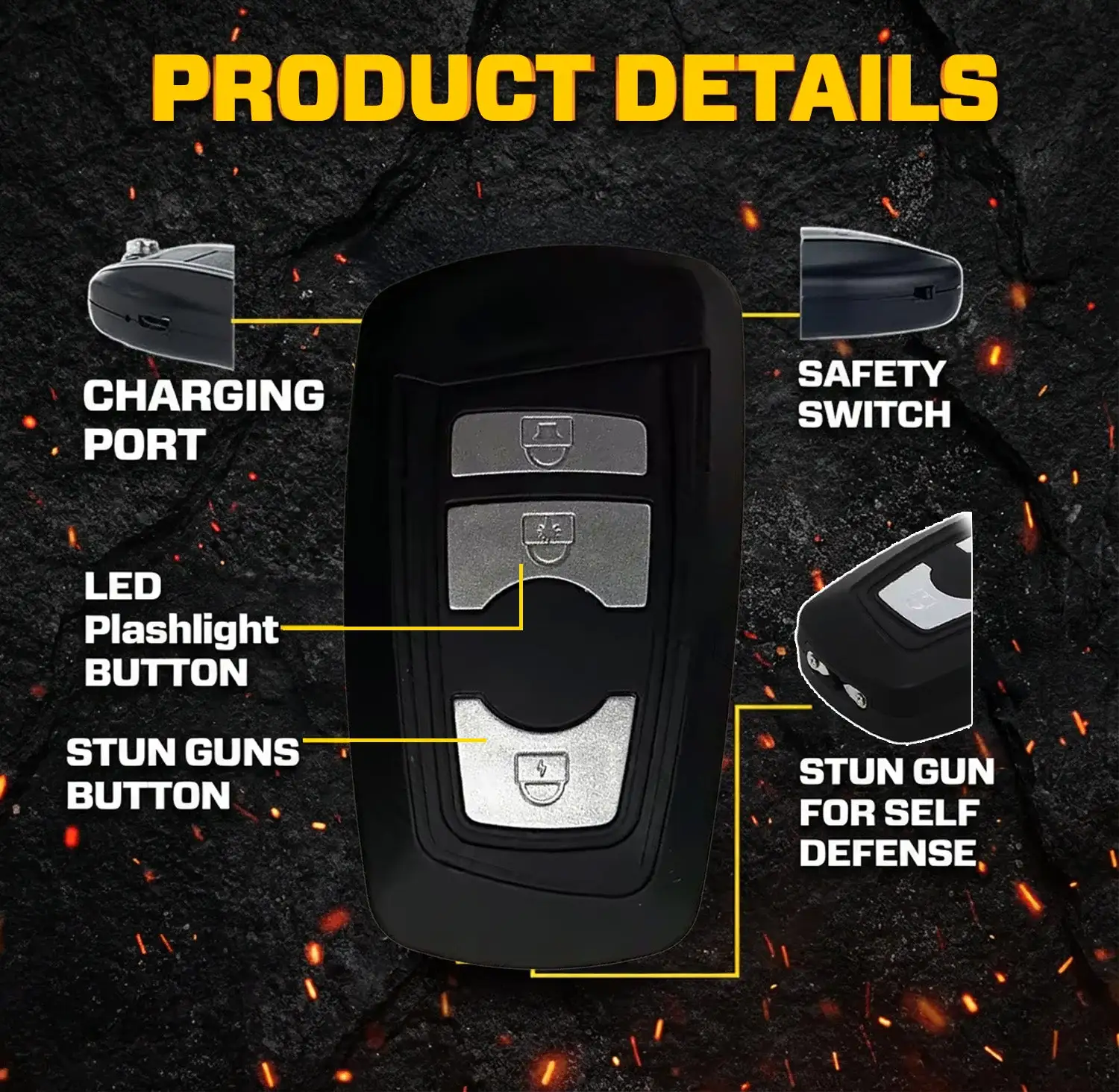💥 2026 Hot Sale 75% OFF ️🔦 VoltKey Pro Stun Car Keychain ⚡ - Image 8