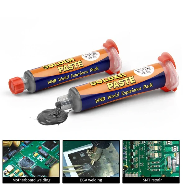【BUY 2 GET 1 FREE】20g BGA Syringe Tin Solder Paste Leaded Sn63/Pb37 Melting Point 183℃