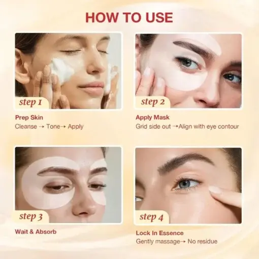 Eye Mask with Bio-Collagen - Peptide Complex Vitamin C - Image 4