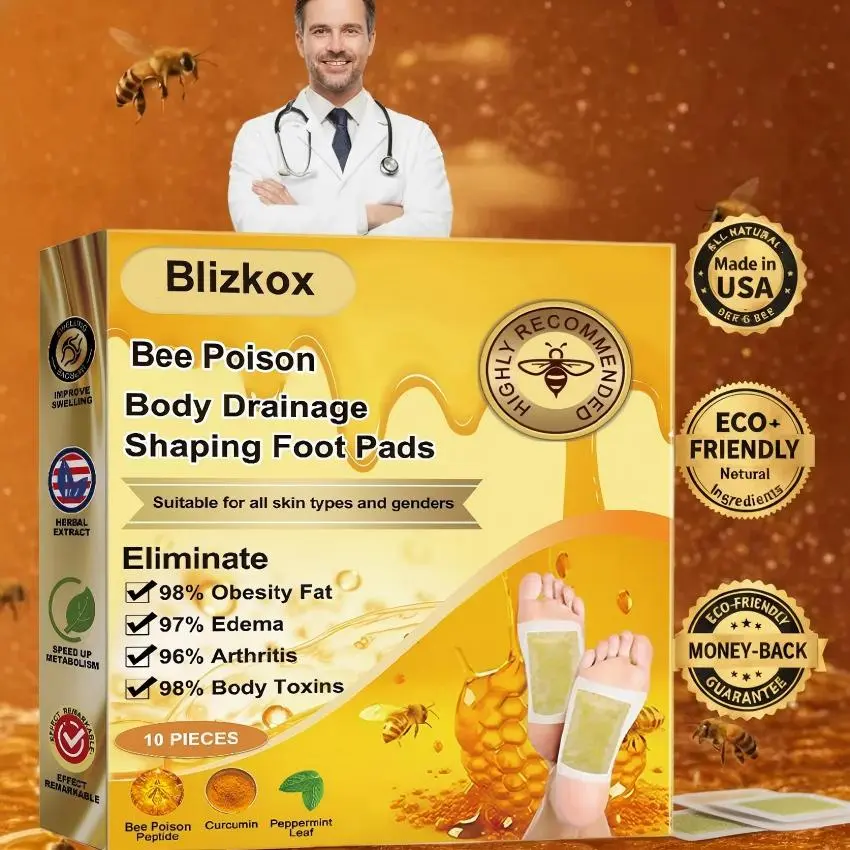 Detox Foot Pads for Drainage & Slimming Support