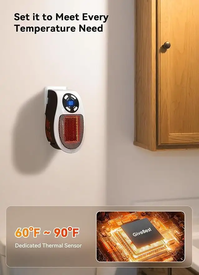 450 Watt Space Heater with LED Display - Image 5