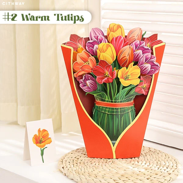 Mother's Day Pop-up Bouquet Card - Image 6