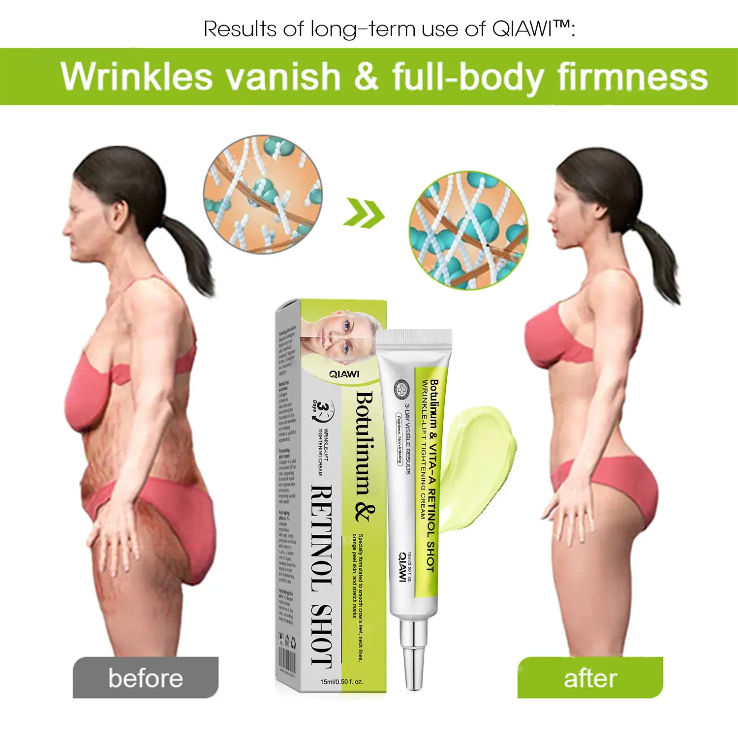 Botulinum & Vita-A Retinol Shot Wrinkle-Lift Tightening cream - Image 8