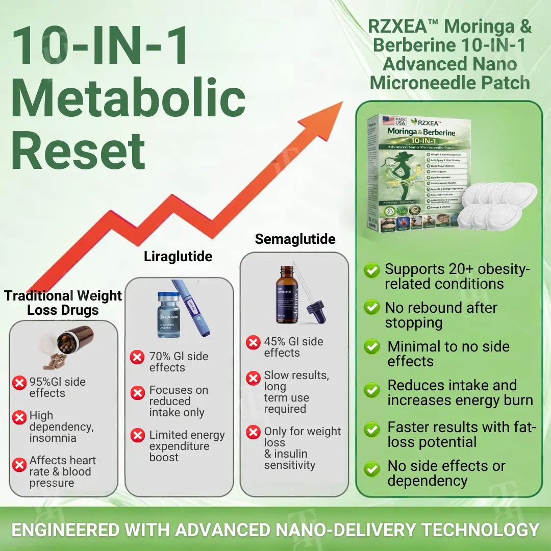 LIMITED STOCKS ONY! | Official Store |🩹 Moringa & Berberine NAD+ 10-in-1 Nano Microneedle Patch - Image 5
