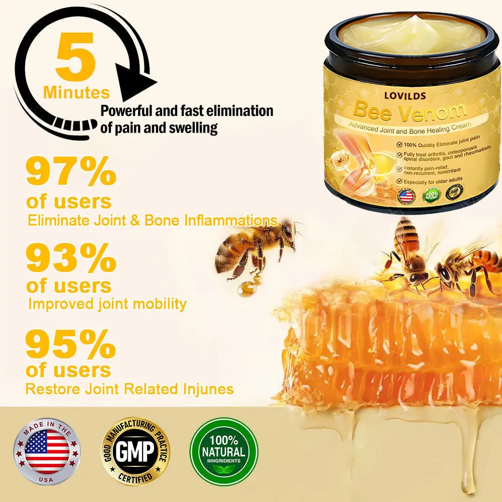 LOVILDS Bee Venom Advanced Joint and Bone Healing Cream - Image 2