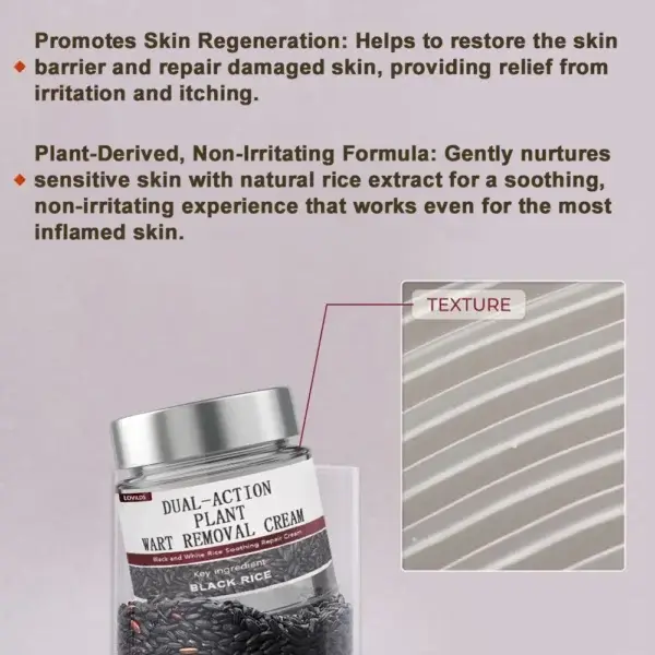 Black Rice Skin Repair Cream – Clinically Tested Wart & Skin Tag Remover - Image 8