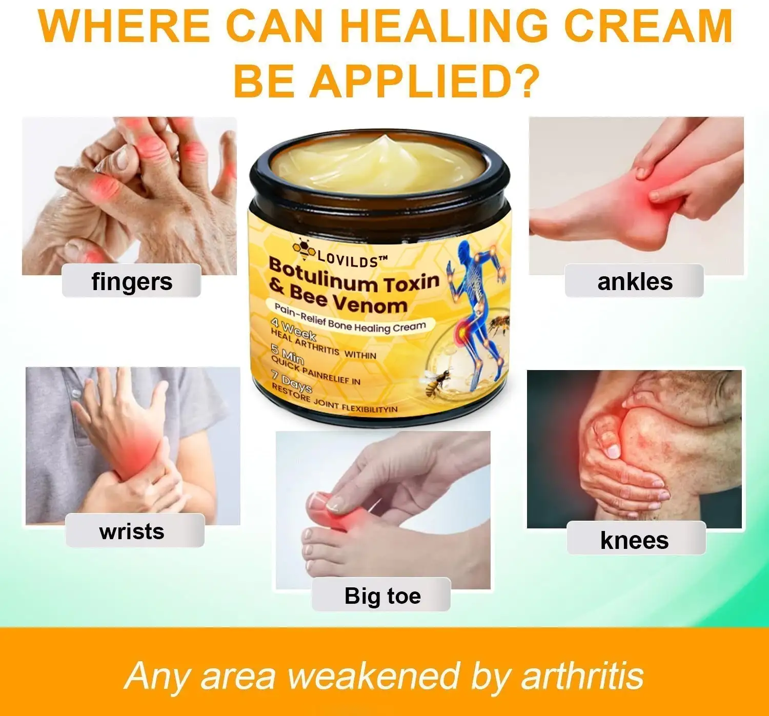 Botulinum Toxin & Bee Venom Pain-Relief Bone Healing Cream - Image 7