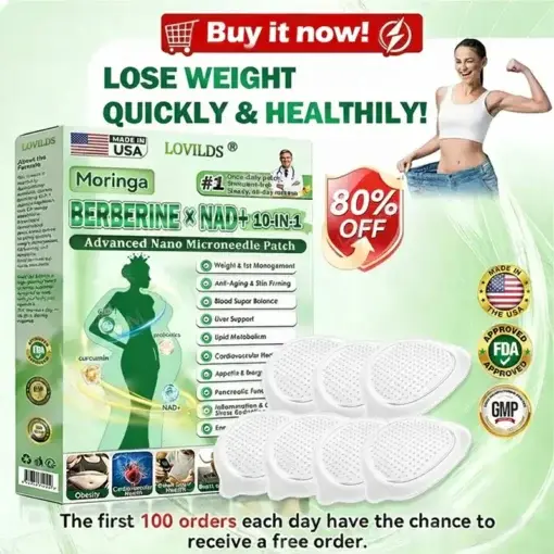 MoringaBerberine NAD 10-in-1 Nano Microneedle Patch
