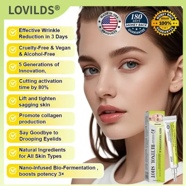 Skin Tightening & Vita-A Retinol Retinol shot Anti-Wrinkle Firming Tightening cream - Image 4