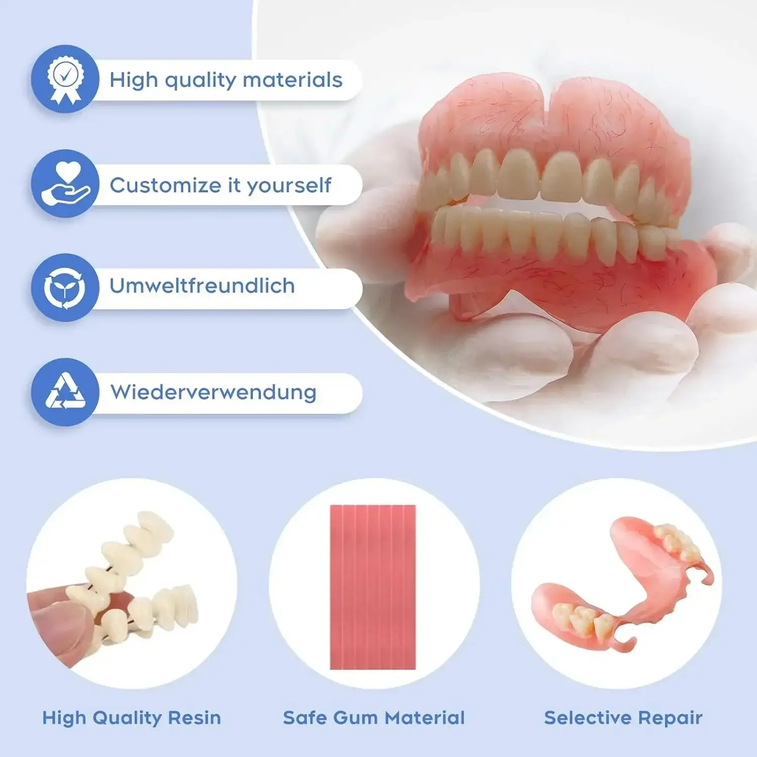 🔥Limited Time 50% Medical Full Denture with Strong Suction - Image 2