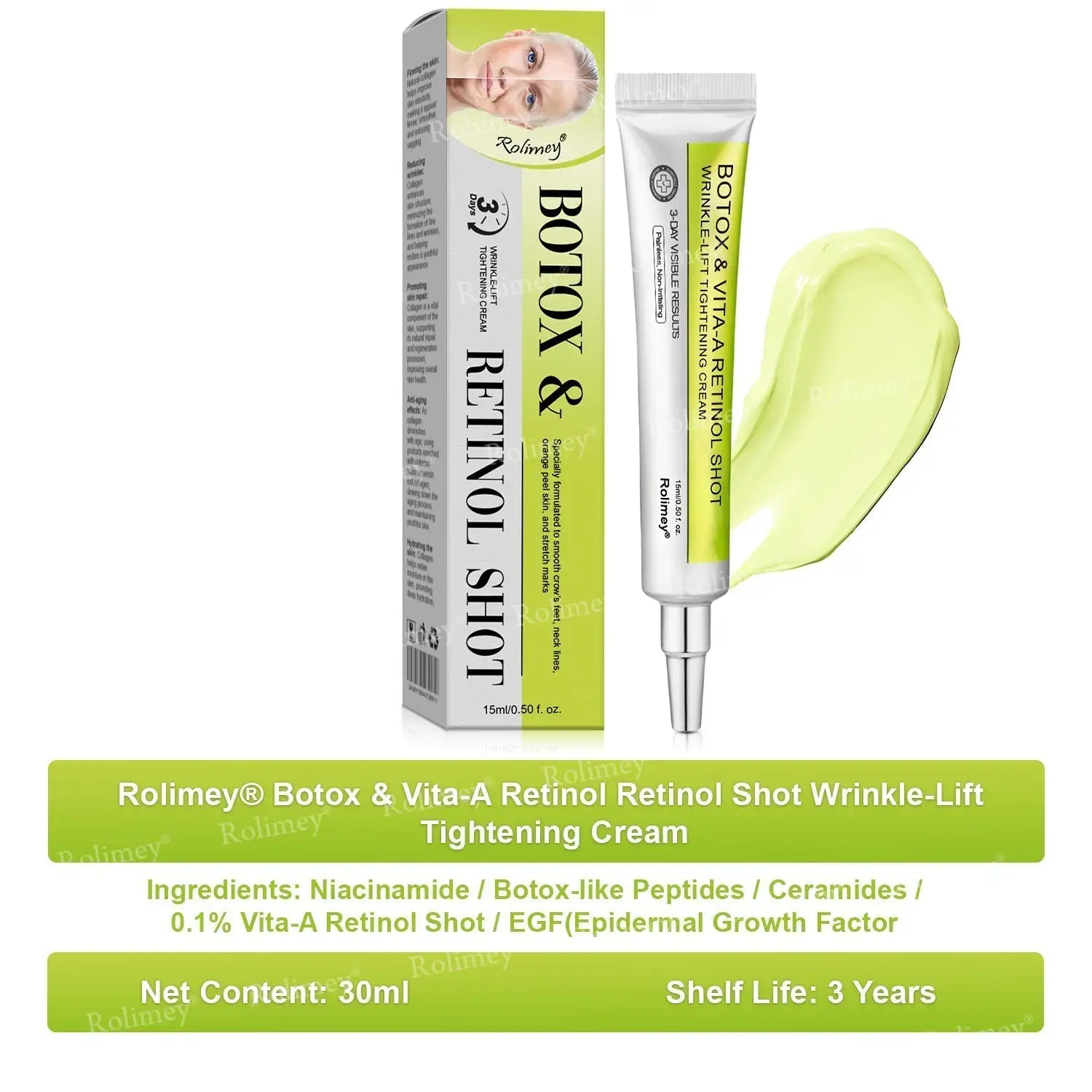 Botox & Vita-A Retinol Shot Wrinkle-Lift Tightening Cream - Image 19