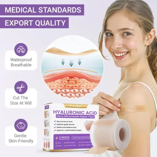 Hyaluronic Acid Nano Microneedle Repair Tape - Image 4