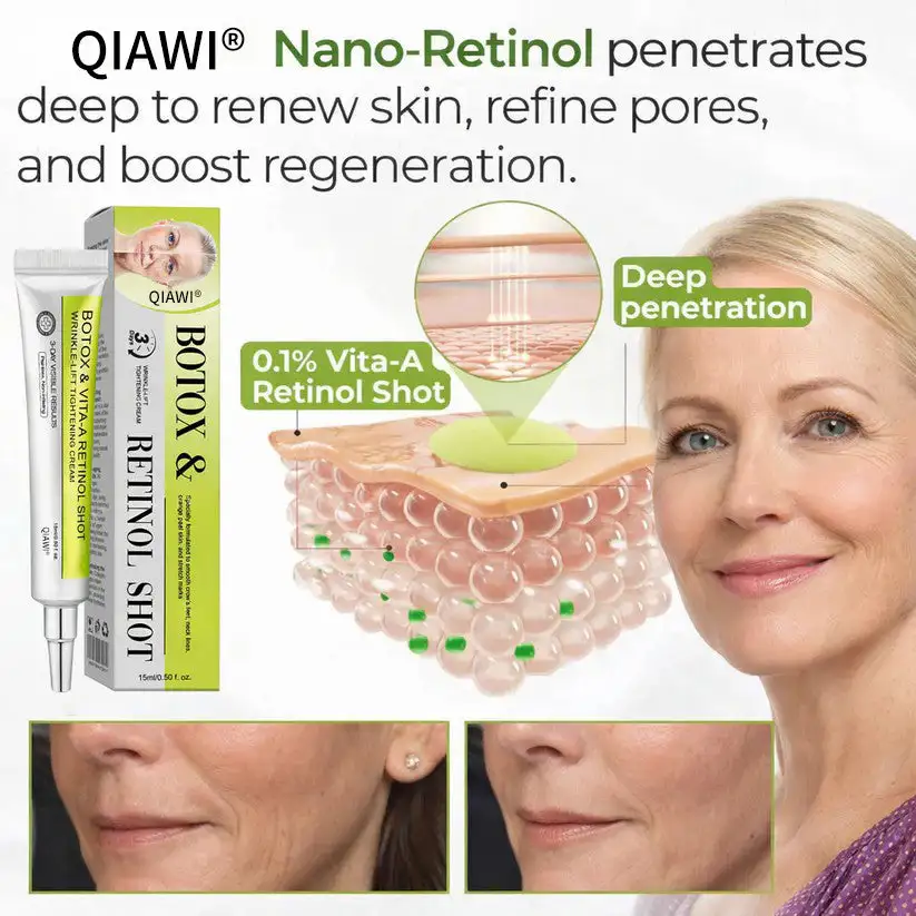 👏🌿Proudly Made in the Advanced Peptide Botox-Style + Vita-A Retinol Lifting Renewal Cream - Image 11