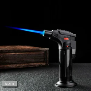 Alternative view of 1pc Butane Lighter Torch Refillable Adjustable Flame Lighter Chef Cooking Torch BBQ Ignition Picnic Tool Dropshipping