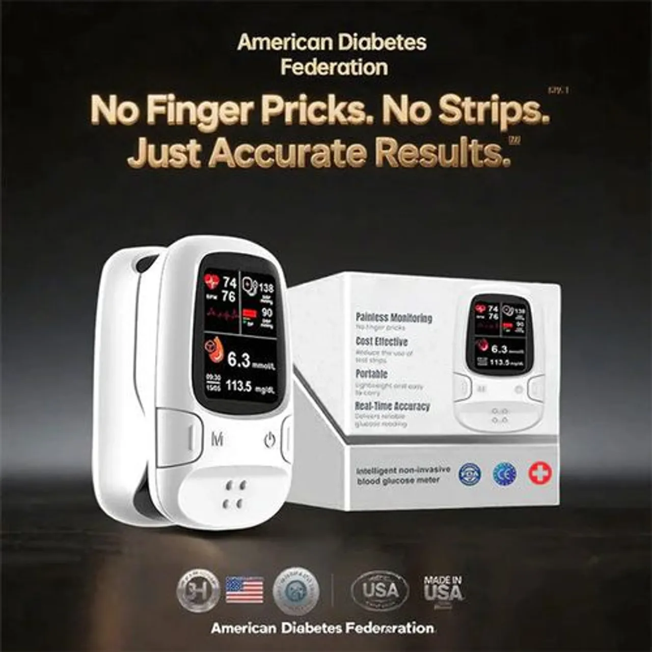 🔥Best Christmas Develops Newly Launched Non-Invasive Smart Glucose Meter