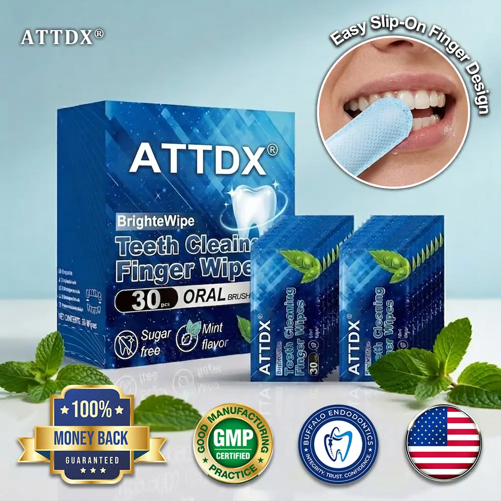BrighteWipe Teeth Cleaning Finger Wipes
