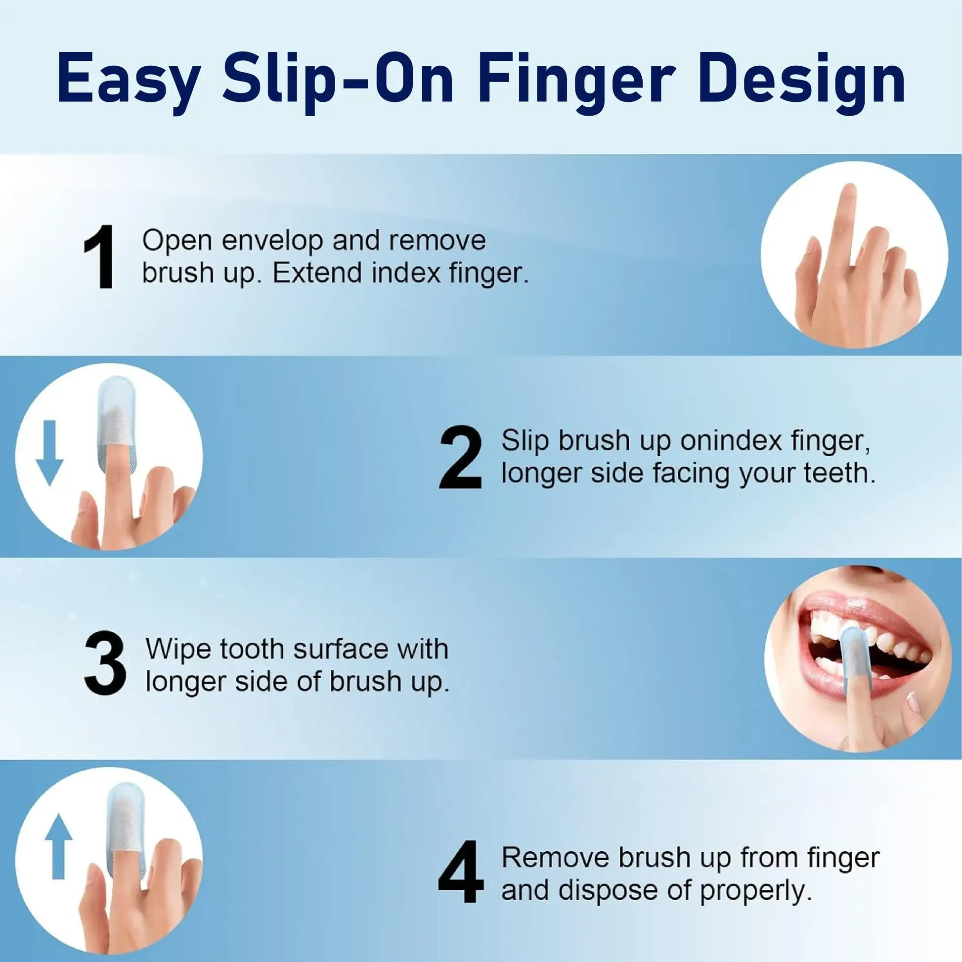 BrighteWipe Teeth Cleaning Finger Wipes - Image 6