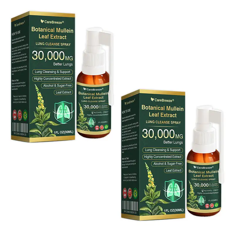 Botanical Mullein Leaf Extract Lung Cleanse Spray - Image 10