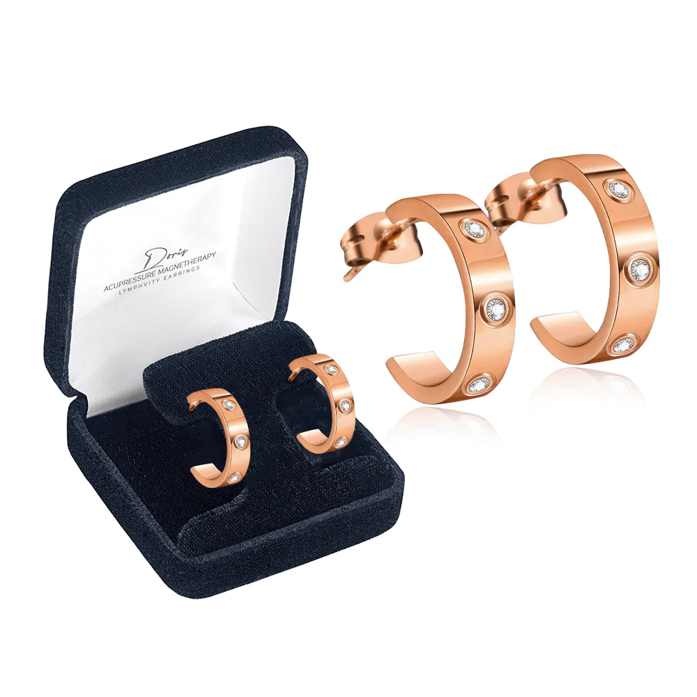 Doris Acupressure Magnetherapy Lymphvity Earrings - Image 3