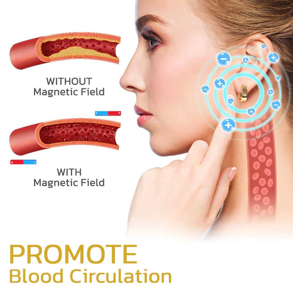Doris Acupressure Magnetherapy Lymphvity Earrings - Image 4