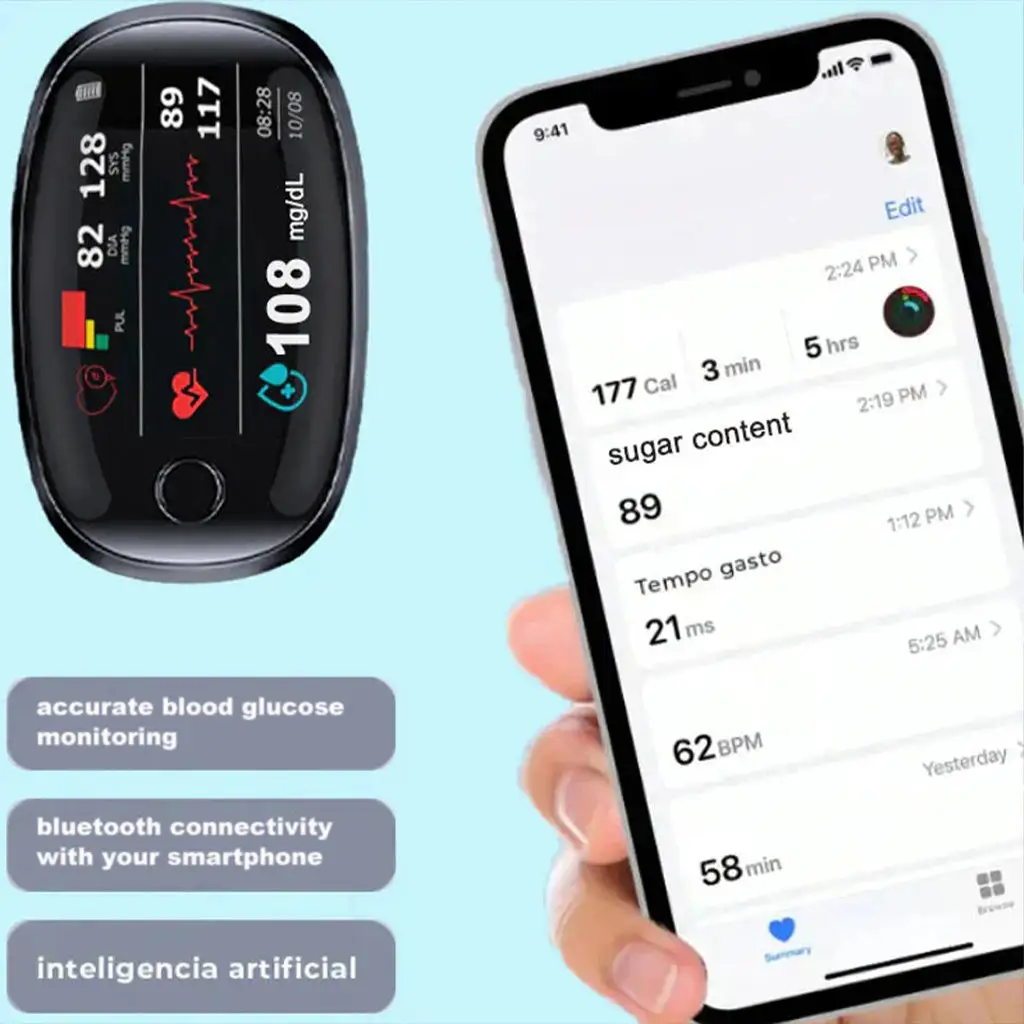 Non-Invasive Blood Glucose Meter 99.9% Accuracy - Image 7