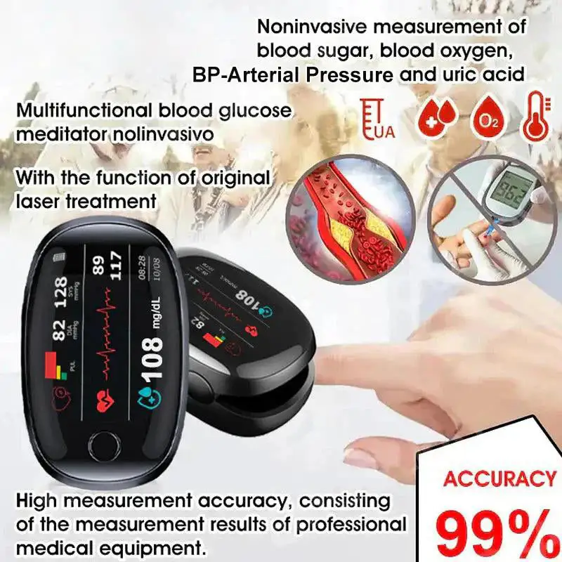 Non-Invasive Blood Glucose Meter 99.9% Accuracy - Image 8