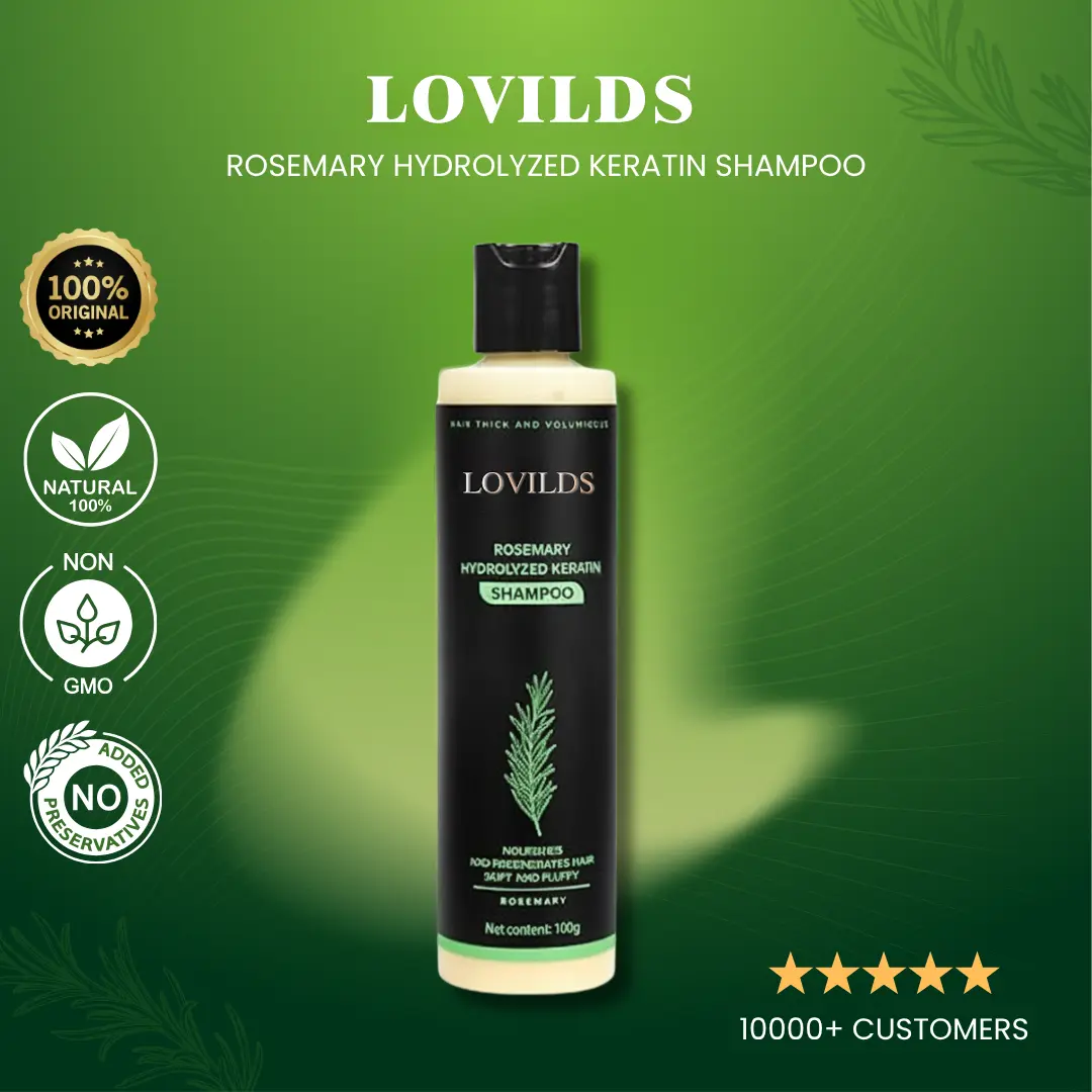 🔥Final 3 Hours: Rosemary Hydrolyzed Keratin Shampoo