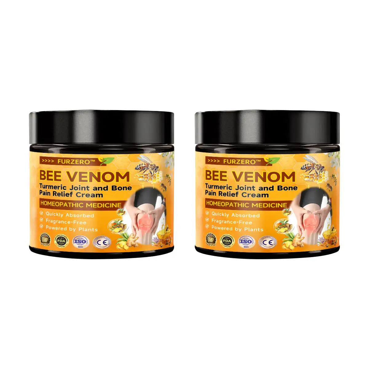Bee Venom & Turmeric Joint and Bone Pain Relief Cream - Image 17