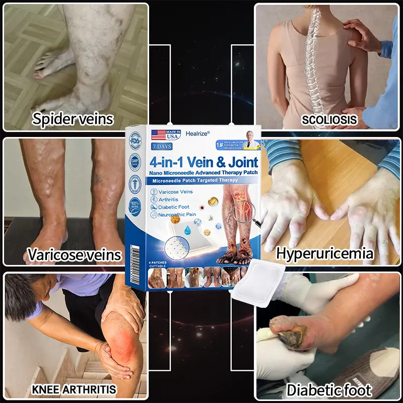 🛒4-in-1 Vein & Joint Nano Microneedle Advanced Therapy Patch🔥 - Image 2