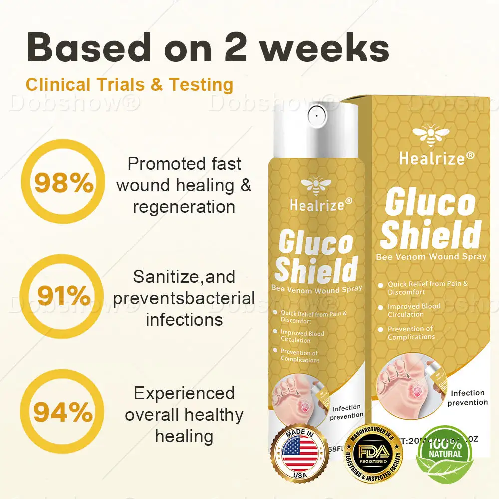 ✨𝗨𝗦 𝐎𝐟𝐟𝐢𝐜𝐢𝐚𝐥 𝐒𝐭𝐨𝐫𝐞 | GlucoShield Bee Venom Wound Spray - Image 5