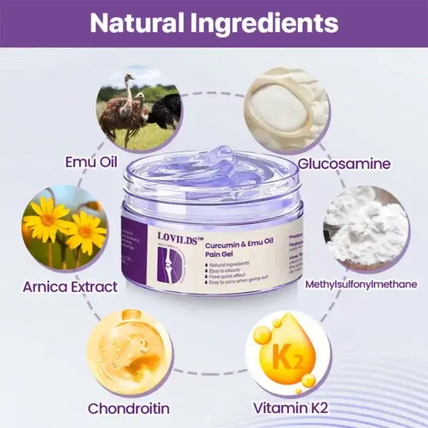 (🔥LAST DAY SALE – 80% OFF) Curcumin & Emu Oil Pain Gel – 🏥Backed by US Osteopathic Experts - Image 9
