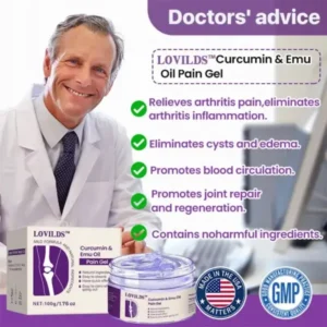 Alternative view of (LAST DAY SALE – 80% OFF) Curcumin & Emu Oil Pain Gel – Backed by US Osteopathic Experts