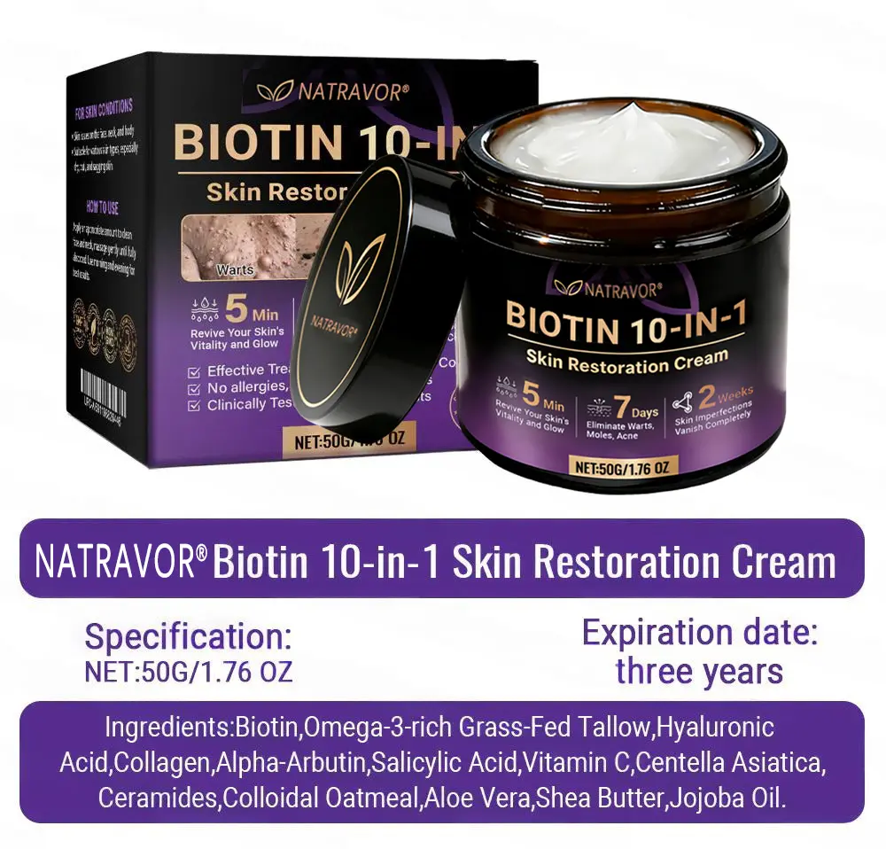 Biotin 10-in-1 Skin Restoration Cream - Image 14