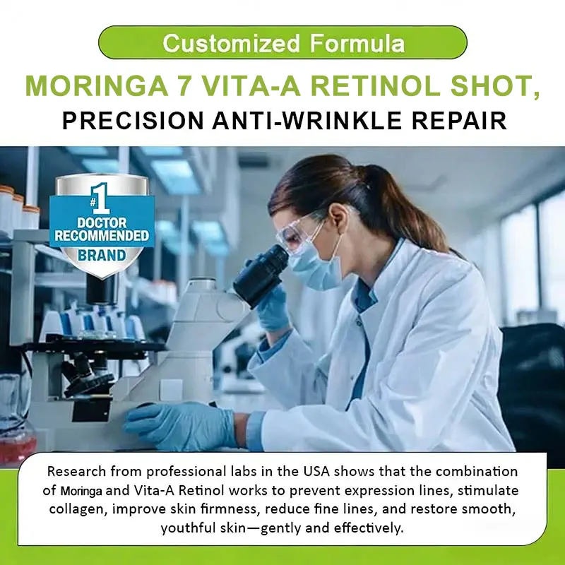 🧠👨⚕️Made and shipped from the USA moringa & Vita-A Retinol Shot Wrinkle-Lift Tightening cream - Last Day Promotion 50% OFF - Image 9