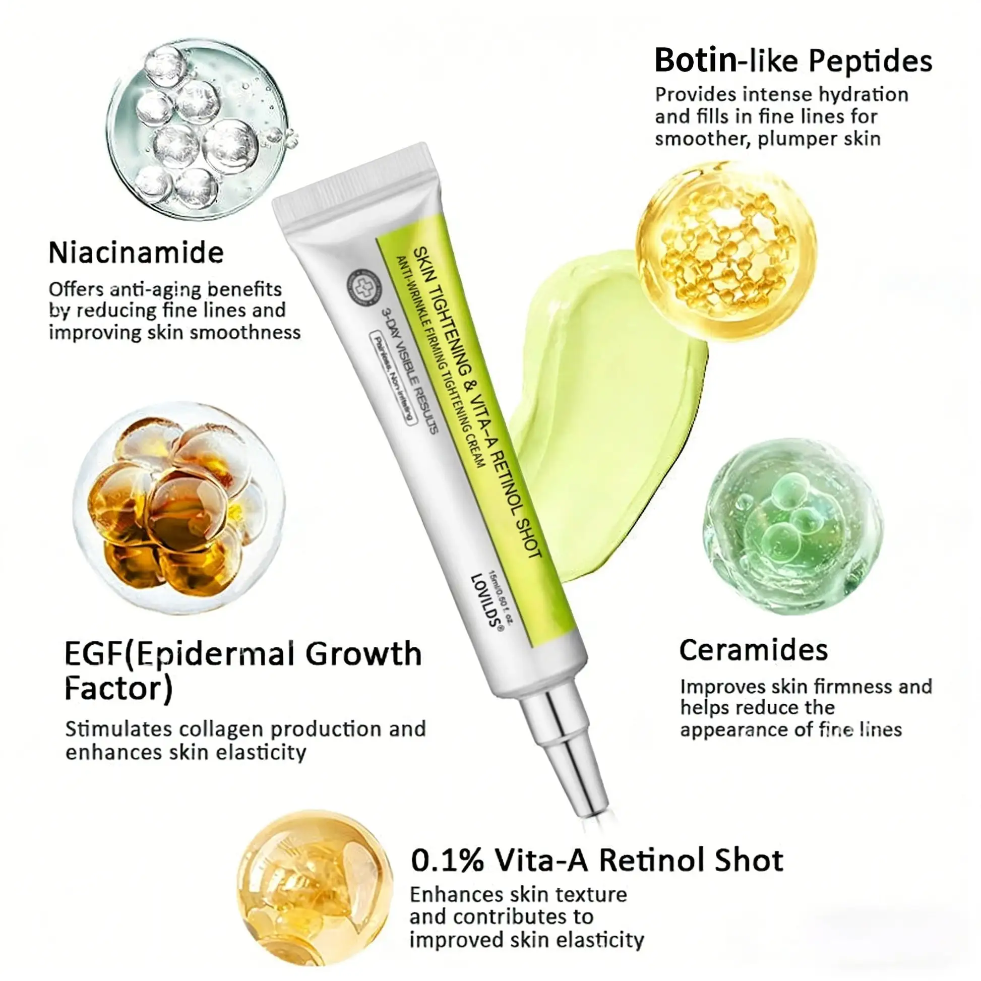🧠👨⚕️Made and shipped from the USA Botin & Vita-A Retinol Shot Wrinkle-Lift Tightening cream - Last Day Promotion 50% OFF - Image 12