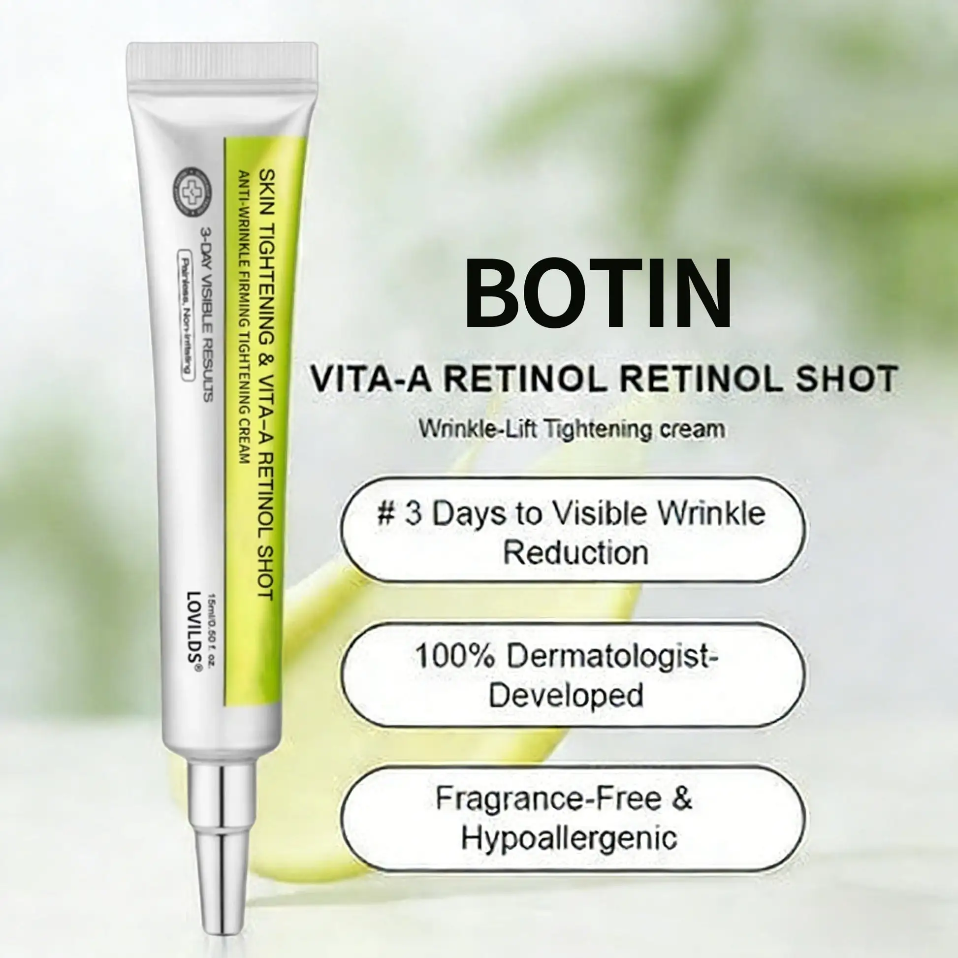 🧠👨⚕️Made and shipped from the USA Botin & Vita-A Retinol Shot Wrinkle-Lift Tightening cream - Last Day Promotion 50% OFF - Image 14