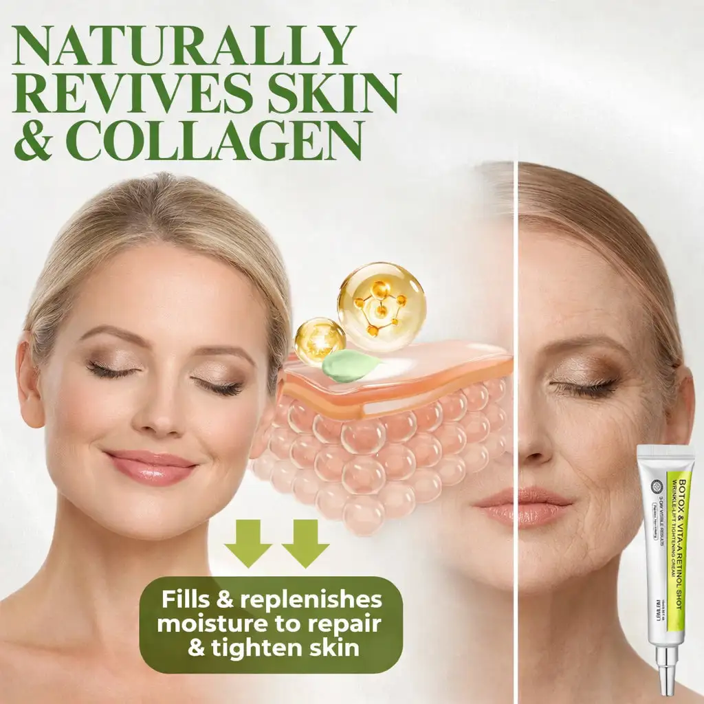 👏🌿Proudly Made in the USA💫 Advanced Peptide Botox-Style + Vita-A Retinol Lifting Renewal Cream - Image 16