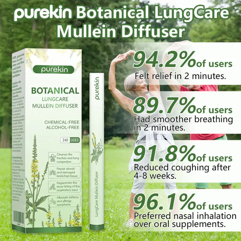 Purekin Botanical LungCare Mullein Diffuser - Image 3